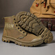 Tushilong 3522 Chaussures de protection du travail pour les hommes résistants à la semelle douce légère respirante et langue anti-odeurs de chaussures simples intégrées extérieurs randonnées hautes chaussures libératrices noir 39