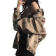 Rongxitu Washed Tie-Dye Dane Jacket Spring y Autumn High Street Retro Loose Top 9930 L 115-130