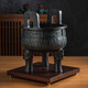 Tongguanle Bronze Stativ Ornamente Antique Bronze Ware Dingsheng Qianqiu Handwerk Keding Office Desk Eingang Weinschrank Desktop Dekoration 60 cm hoch + Basis