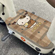 Cartoon Draht Ring Elektromatt Fahrzeug Fußmatte Motorrad Elektrofahrzeug Fuß Pedal Matte Dekorative Fußmatte kann geschnitten werden.
