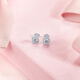 Saturday Fortune Sugar Cube Earrings Women's S925 Silver Geometric Earrings Fashion Birthday Gift J0912888 Pair