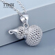 TTMIX women's pt950 platinum pendant hollowed out gold gourd fashion pendant for girlfriend large size 5.1-5.3g