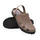 Changxiang Huili Sandals Men 2025 Été Summer Daily Casual Hollow Anti-Slip Soft Sole Sac Breathable Head Grand Taille Chaussures Brown Dark Brown 3524 45 (Convient pour les chaussures de sport 45)