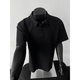 Fengfeng Space Cotton American Polo Рубашка мужская высококачественная футболка для сплайсинга в тяжелом весе Генри шейный шейный серая передняя часть плеча с коротким рукавом светло-серый [обновление] 90% покупатели выбирают 3xl Рекомендуемое 165-180jin [Jin равняется 0,5 кг]