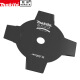 Germany and Japan imported technology lithium battery lawn mower four-leaf saw blade garden cutting blade lawn turf blade Makita four-tooth mower [B-14118]