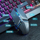 Logitech (Logitech) same wired luminous keyboard, mouse, headphones, mechanical feel desktop computer notebook YK845-black mixed light [single keyboard] with knob