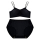 Sous-vêtements sans bretelles passionnés pour les femmes, petits seins anti-exposés rassemblés en automne et en hiver mince sans traces 2025 Nouveau soutien-gorge à bandoulière Flash Thin, Single Piece Black Versatile 75B (recommandé 34 / 75AB, 90-105Jin [Jin est égal à 0,5 kg]))