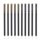 Shantou Lincun dünner Stange Metallstift Einfacher neutraler Stiftstudienbetriebsbüro Schwere Feeling 0,5 mm schwarzer Wasser Stift Signatur KX5009 Metallstift - Schwarze Single (0,5 mm schwarz)