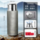 Heenoor pure titanium thermos cup for men and women, high-end stewed tea cup, tea water separation, large-capacity tea cup, business office gift T382 smoke gray-490ml
