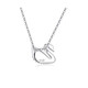 Swarovski (SWAROVSKI) Women's Classic Swan Set with Crystal Diamond Pendant Necklace Clavicle Chain for Girlfriend Valentine's Day Birthday Mother's Day Gift Small Golden Gradient Swan 5215038