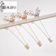 Ai Luofu Shiyun Pin Frauen Brosche Weihnachtshirschfrauen Frauenanzug Mantel Pulloveranzug Einleitungsstift Schnalle Pin Deer One-Line Pin Rose Gold 687