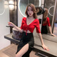 Buxi Kaiden Night Club Sexy Press Sexy Demantuct Demperament KTV вечернее платье с длинным ногой для ванны сауны техник для ног для ванны рабочая одежда n 3882 черные s