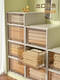 Yonghuan Schublade Aufbewahrungsbox Kunststoff Haushalt transparent Aufbewahrung Tidy Box Kleiderschrank Kleidung Aufbewahrungsartifaktschubladen -Exportmodell 3523 Tiefe 47 Breite 35 Höhe 23 cm vier Elfenbein Weiß