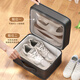 Yunran Travel Schuhe Aufbewahrungstaschen für Business Trip tragbare Schuhe Taschen für Schuhabdeckungen Aufbewahrungsbox staubdes Koffer Schuhe Aufbewahrungsartifakt Obsidian Schwarz großes neues Oxford -Stoffmaterial