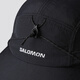 Salomon Männer und Frauen Outdoor Sport leichter atmungsaktiver Sonnenschatten Hut Courant Sonnenblockkappe Schwarz C27848 Alle Größe