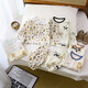 
Children's pajamas set new summer A-class cotton yarn boy pure cotton girls long-sleeved home clothes 15xk409 MS13 110 cm