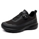 Zapatos para hombres 2025 Nuevo botón giratorio de primavera gratis suela suave de viaje al aire libre Sports y ocio de moda 3527 Negro 40