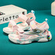 Children's Sandals Men's and Women's Summer Breathable Beach Fashion Casual Shoes for Middle and Large Boys Pink 188 32