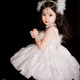 G.DuckKids Little Duck Children's Vêtements Lolita Princesse Jupe Girls 'Jirt Summer Swan Balle Ballet Dance Jupe Performance Childre