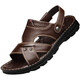 Red Dragonfly Offizielle Website Offizielle Website der offiziellen Ladenwebsite [Real Cowide] Erste Schicht Cowide Sandalen für Männer echte Leder Sommer Männer Sandalen für Männer 9928 Schwarzer Top -Schicht Cowhide 43