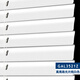 加宽3.5铝合金百叶窗帘免打孔遮光升降卷帘窗帘卫生间办公室浴室 GAL3527Z 高亮珠光片浅灰色 1片