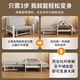Wen Minxuan-Sofa-Bett-Klappbett integriert und doppelt 2025 Neue kleine Wohnung Single Multifunktionsbett hellgrau 70 cm breit [hoher elastischer Schwamm]