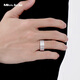 Miss JuJu pt950 platinum ring for men, solid wide platinum ring, live ring, domineering ring, free engraving, please contact customer service for details