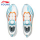 Li-ning kids li ning chores de course pour enfants chitu 7pro masculin de chaussures de course professionnelle chaussures chaussures chaussures chaussures avec choc absorbant les baskets à semelle adolescente légères standard blanc / dolphin bleu [lapin rouge 7pro] taille 38