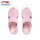 
Li Ning Children's Shoes Children's Sandals Girls' Lightweight Breathable Bottle Boot Anti-Kicking Outdoor Sports Shoes 35YKUV016-2
