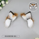 WEISHINI Rechargeable Plush Hair Accessories Comic Exhibition Movable Simulation Fox Ear Headwear Removable Electric Ear Headbands Animal Ears Removable Automatic Touch Gravity Sensing Motor B00-206