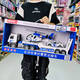 YWZR Children's Story Telling Fire Police Flatbed Transport Vehicle Engineering Excavator Elevator Tank Toy Vehicle 5857 Track Container Vehicle + 6 Alloy Vehicles