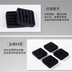 He Jiagong air-conditioning outdoor unit bracket shock-absorbing pad bracket shock-proof and noise-reducing rubber shock-absorbing pad outdoor unit base increased rubber foot pad air-conditioning outdoor unit shock-absorbing pad 2 sets/8 pieces