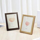 Three-dimensional photo frame Nordic simple table hanging wall 5 inches 6 inches 7 inches 8 inches 10 inches aA4 inches 12 inches photo frame wood color empty frame high-end non-customized photo wash wall 5 inches (can hold 8.9*12.7cm) horizontal and vertical table wood color