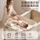 
ULOP (ULOP) Xingmeng Crib movable multi-function bed one-click folding splicing crib baby supplies cradle shaker Luxury top-end one-second folding folding bed-Xinghejin Folding crib with mosquito net diaper table