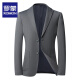 
Romon Business Elastic Breathable Casual Suit Men 2025 Summer Men's Dad Suit Business High-end Jacket Men 9928 Blue XL 180/135-150Jin [Jin equals 0.5 kg]