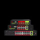 Wolf Poe switch standard 16+2 port monitoring switch 10 port Gigabit lightning protection supports 4-core POE power supply 6 port full Gigabit POE switch FG-4842QG supports POE