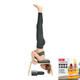 Powerti yoga Stand Stuhl Wangou gleicher Stil Massivholz Auxiliary Chair Extension Ständer Multifunktional Home Fitness Gott Upgrade Modell Schwarz