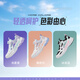 ANTA children's sandals, girls' shoes, 2026 summer new arrival, knob buckle breathable frame shoes, Baotou Yunyi beach shoes for girls, white/light fog purple/blue 6910H-1 33, inner length of the shoe 20.5cm