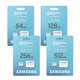 SAMSUNG 870 QVO三星TF卡128g 无人机监控记录仪手机内存卡256G运动相机存储卡64G 160M/S 64GB
