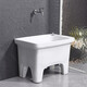 Lefit (lfte) bathroom ceramic wash mop pool balcony mop trough household Taiwan controlled large, medium and small mop basin courtyard mop pool 5059 Taiwan controlled water delivery to home