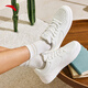 Anta entspannende Schuhe Herrenschuhe Sommer Dicke Sohle Schuhe Herrenschuhe weiße Schuhe Campus Leichte Höhenverstärkte Kleidung-resistent vielseitige Freizeitschuhe