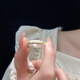 Lao Fengxiang Lotus S999 Fuß Silber Gold Ring Lady der einfache Kreis chinesischer Stil neuer chinesischer Stil 520 Geschenk für die Geburtstagsfuß -Silber -Herz -Sutra -Goldring der Freundin der Frau