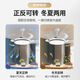 Emperor Shi Lighting Invisible Fan Lighting 2025 New Dining Light Living Room Ceiling Fan Light Frequency Conversion 48 Inch High Wind Silent 6623 White-42 Inch Elf