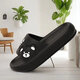 Wanmanduo simple slippers for men in summer wear 2025 new sports wear-resistant home bathroom anti-slip soft-soled sandals 9903 men white 36-37 women