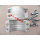 XMSJDIN2817/EN14420-3 Aluminum alloy safety pipe clamp hose hug shield machine two halves eps 150*13