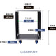 Cabinet power cabinet fireproof board audio machine amplifier chassis mixer rack aviation mobile air box 16u 12u 6U thickened cabinet (no door static wheel)