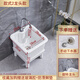 Large mop pool household outdoor balcony bathroom mop pool mop pool ceramic square long mop basin 35cm rotating faucet
