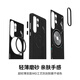 Aulumu S25 Full-inclusive-Mobilfunkkoffer für Samsung S25 Ultra-halbtransparentes Nachtlicht Magnetische Telefonhülle Dual Translucent Wärme Dissipation Spezielle Magsafe Schutzhülle halbtransparentes Weiß