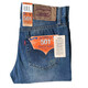 2025 Neue Levivis Herren Jeans Herren 501 Loose gerade junge mittlere Taillenknopf Echthosen, wie in der Bildfarbe 6218# 28 gezeigt