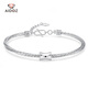 Aido Diamond pt950 platinum small waist bracelet platinum honeycomb series open bracelet weighing 12.4-12.6 grams + free engraving